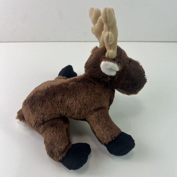 Ganz Reindeer Plush Toy Stuffed Animal Pet 10" Brown White Webkinz HM137 No Code - Picture 3 of 8